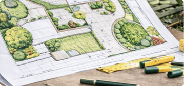 Landscape design — blueprint
